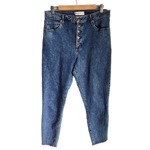 Abercrombie Jeans 32 14 Blue Women's Curve Love Super Skinny Ankle High Rise